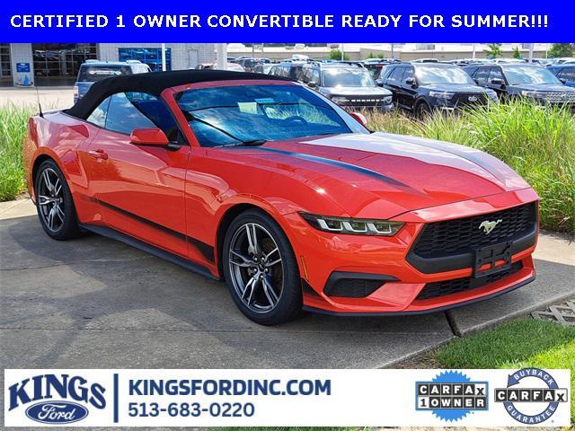 used 2024 Ford Mustang car, priced at $35,250