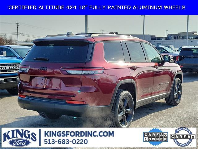 used 2021 Jeep Grand Cherokee L car, priced at $29,250