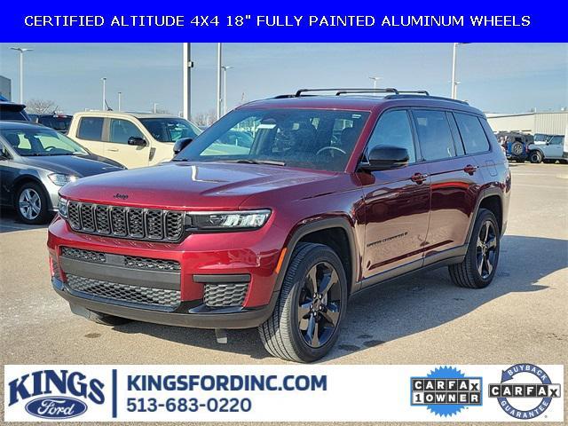 used 2021 Jeep Grand Cherokee L car, priced at $29,250