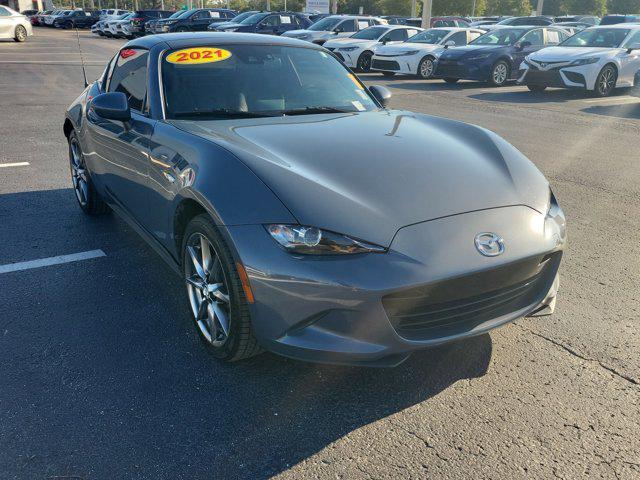 used 2021 Mazda MX-5 Miata RF car, priced at $21,336