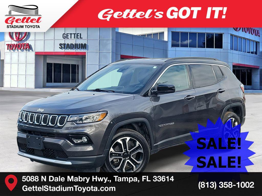 used 2023 Jeep Compass car, priced at $18,033