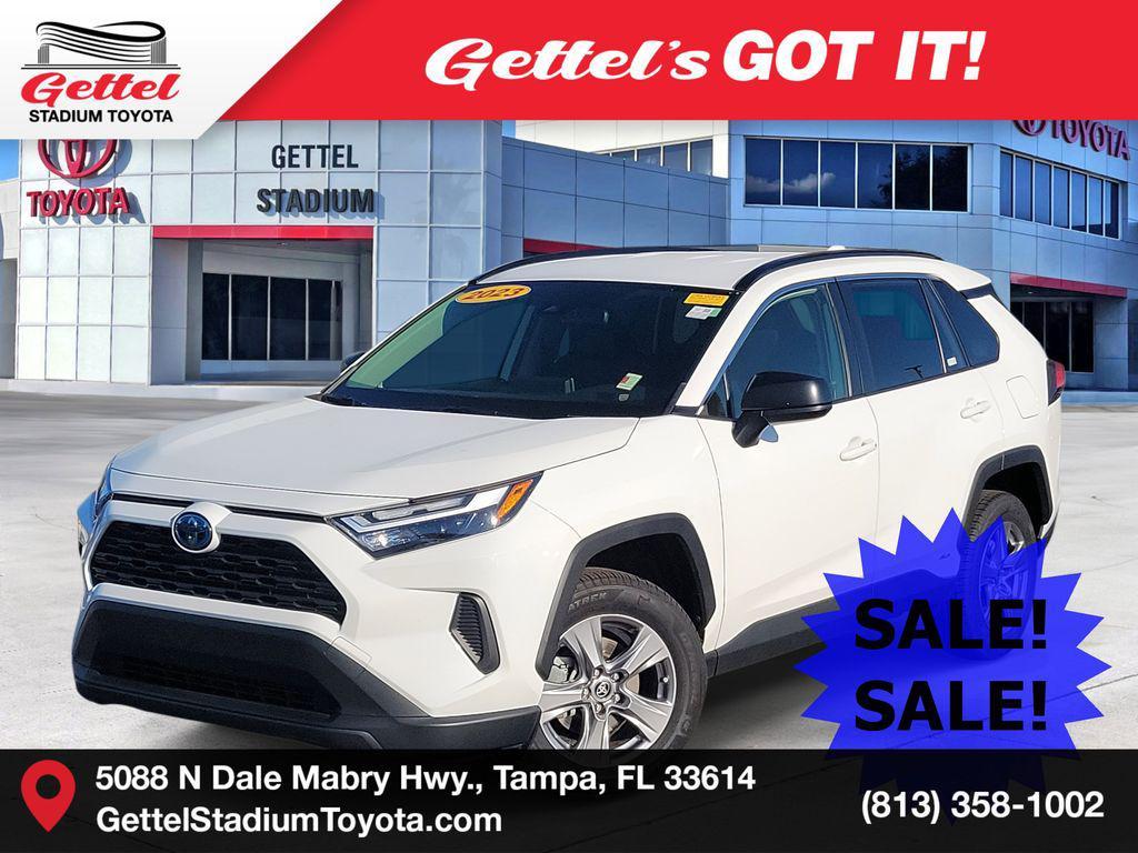 used 2023 Toyota RAV4 Hybrid car, priced at $22,747