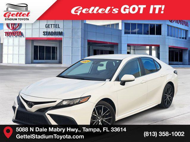 used 2021 Toyota Camry car, priced at $22,500