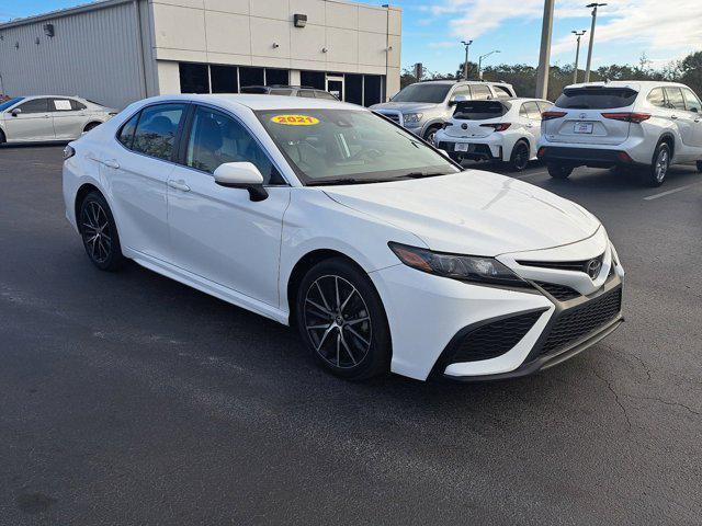 used 2021 Toyota Camry car, priced at $22,500