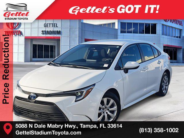 used 2023 Toyota Corolla Hybrid car, priced at $19,500