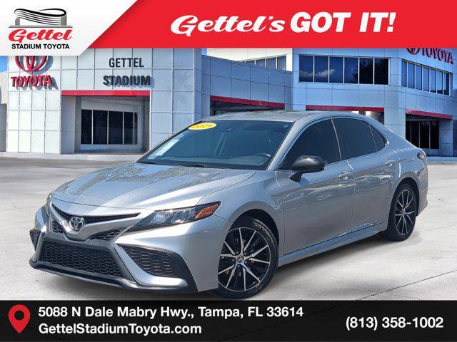 used 2021 Toyota Camry car, priced at $20,000