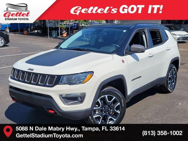 used 2021 Jeep Compass car, priced at $16,000