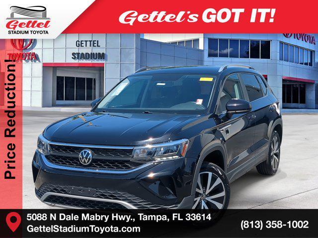used 2022 Volkswagen Taos car, priced at $17,192