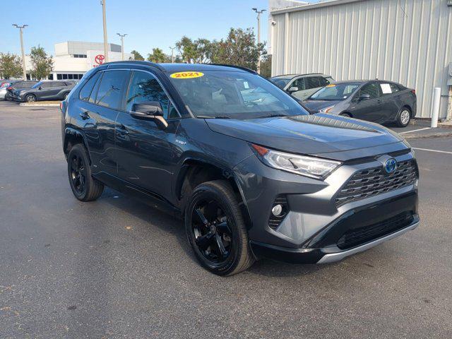 used 2021 Toyota RAV4 Hybrid car, priced at $25,393