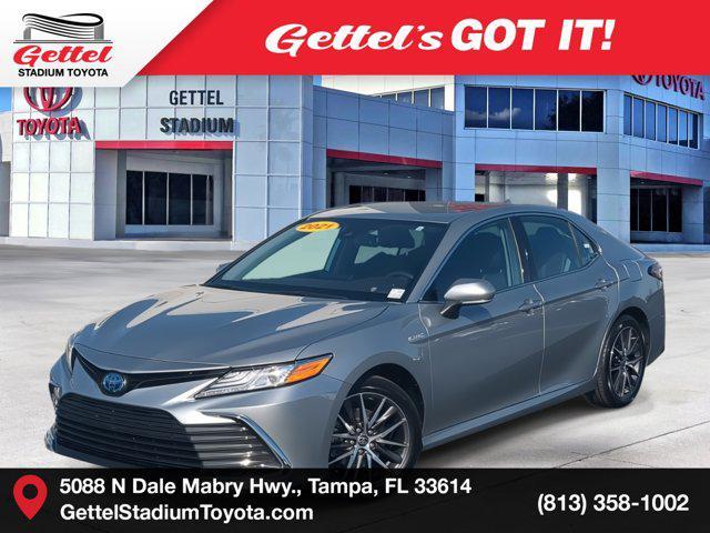 used 2021 Toyota Camry Hybrid car, priced at $27,778