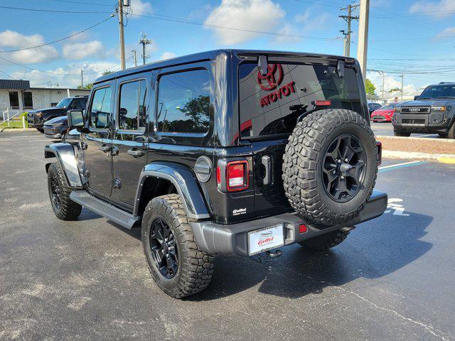 used 2022 Jeep Wrangler Unlimited car, priced at $33,500
