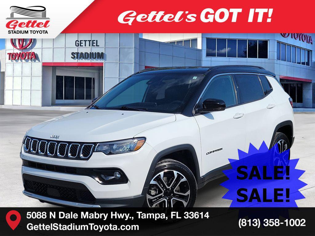 used 2023 Jeep Compass car, priced at $17,686