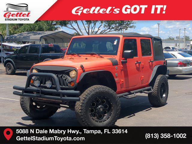 used 2013 Jeep Wrangler Unlimited car, priced at $16,719