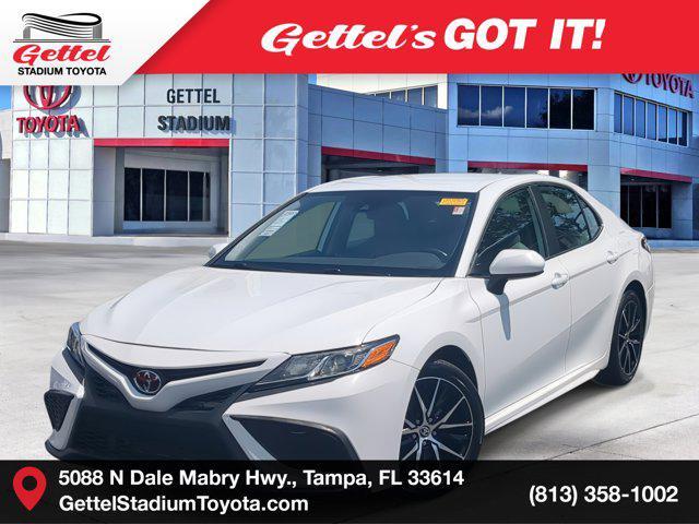 used 2021 Toyota Camry car, priced at $18,370