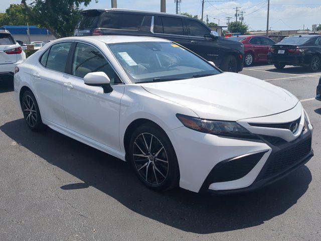 used 2021 Toyota Camry car, priced at $18,370