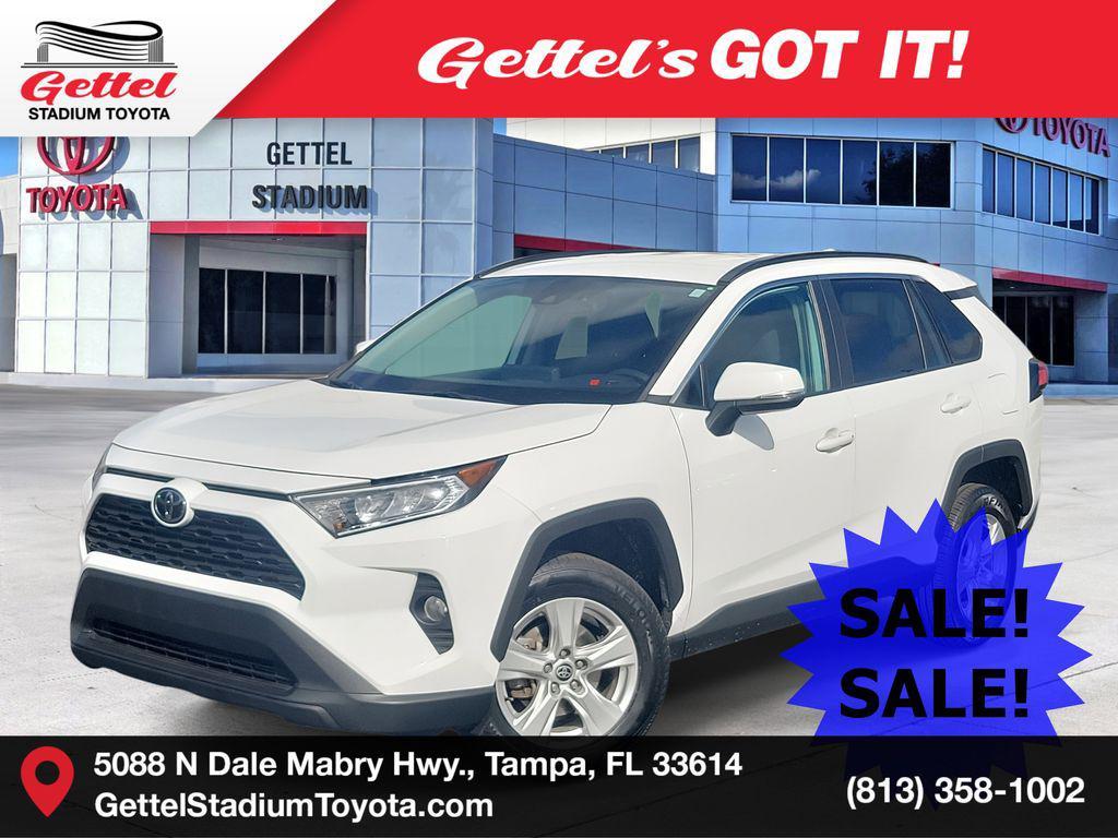 used 2021 Toyota RAV4 car, priced at $15,000