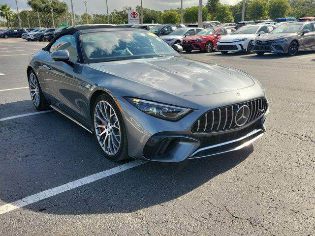 used 2022 Mercedes-Benz AMG SL 55 car, priced at $85,455