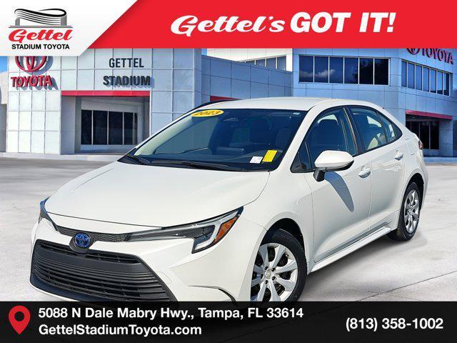 used 2023 Toyota Corolla Hybrid car, priced at $22,000