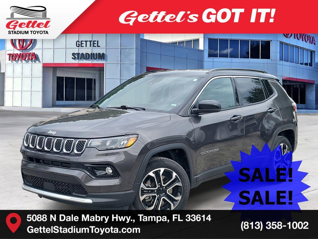 used 2023 Jeep Compass car, priced at $19,514