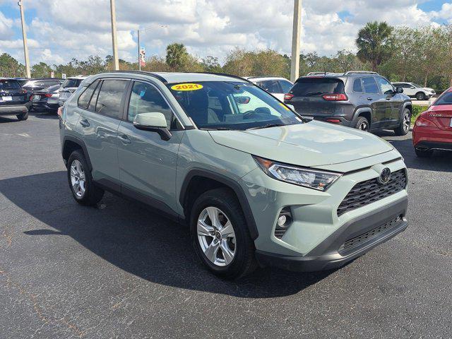 used 2021 Toyota RAV4 car, priced at $25,000