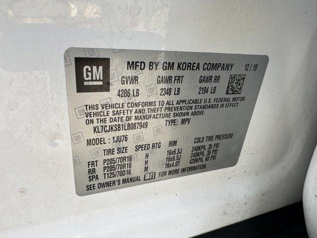 used 2020 Chevrolet Trax car, priced at $11,754