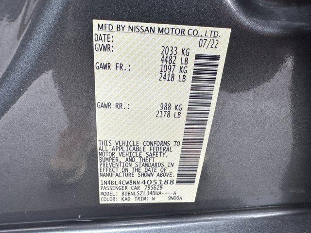 used 2022 Nissan Altima car, priced at $21,469
