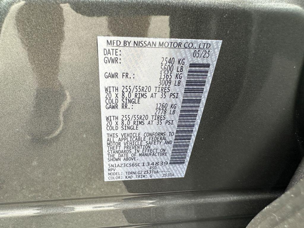 new 2025 Nissan Murano car, priced at $44,675