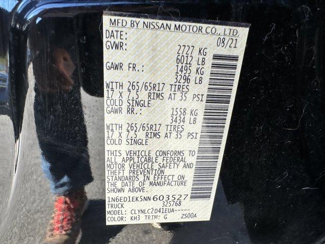 used 2022 Nissan Frontier car, priced at $31,217