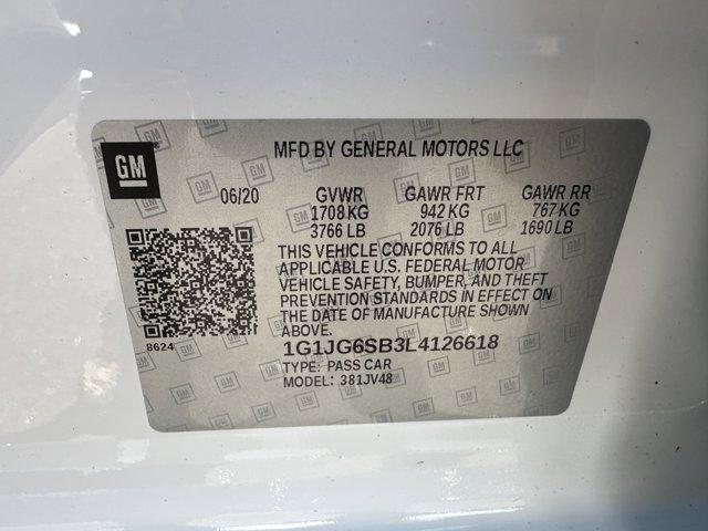 used 2020 Chevrolet Sonic car, priced at $10,451