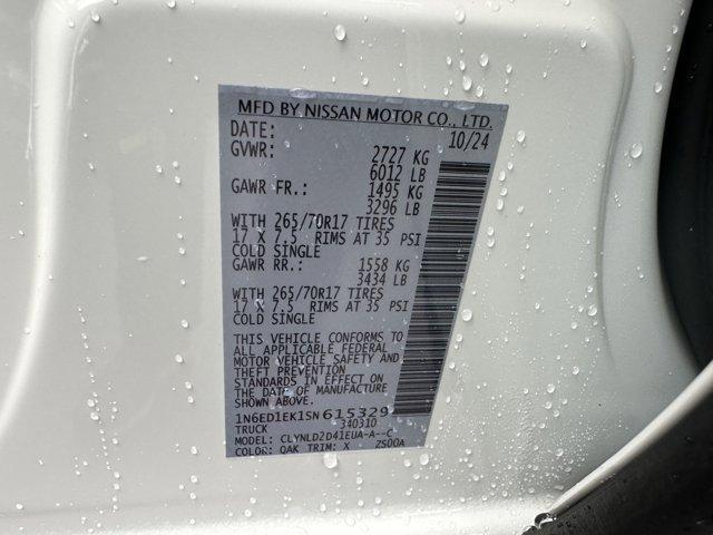 new 2025 Nissan Frontier car, priced at $45,400