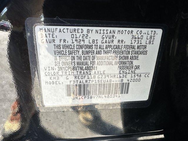 used 2022 Nissan Kicks car, priced at $16,959