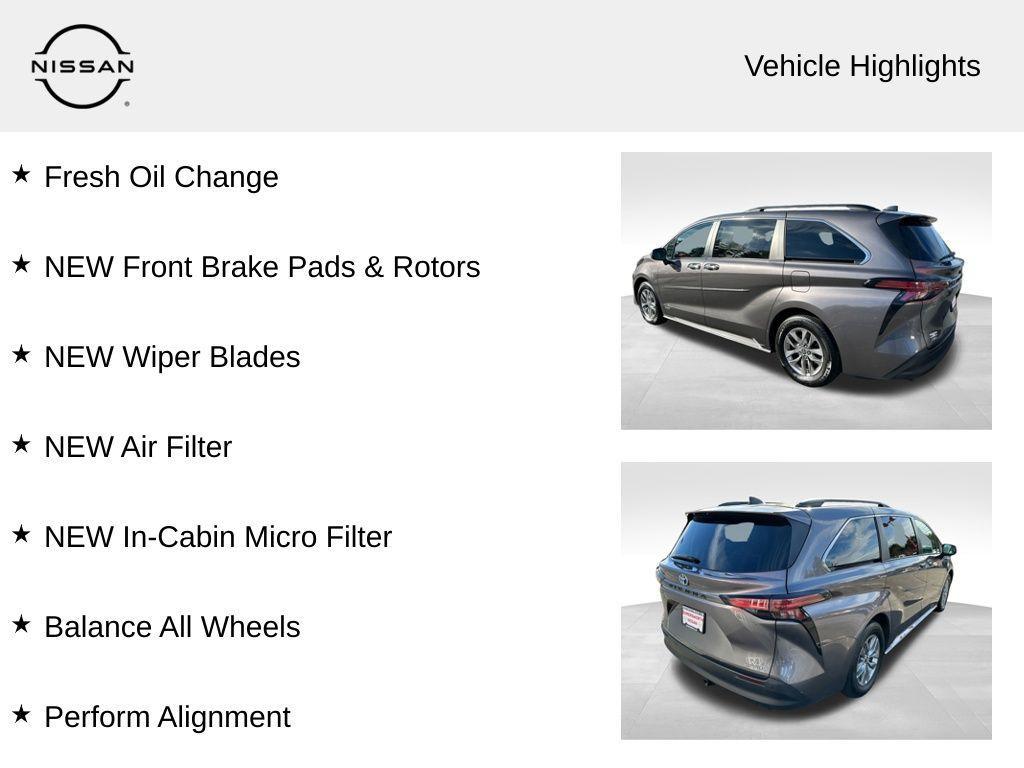 used 2021 Toyota Sienna car, priced at $29,984