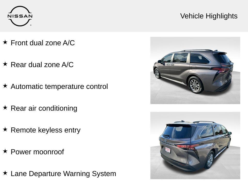 used 2021 Toyota Sienna car, priced at $29,984
