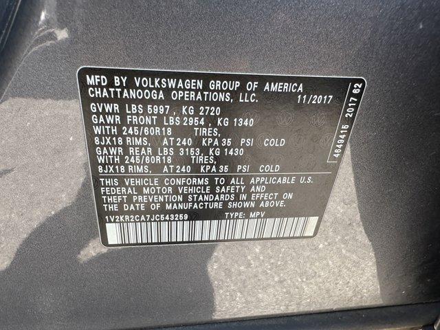 used 2018 Volkswagen Atlas car, priced at $15,996