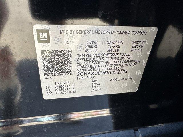 used 2019 Chevrolet Equinox car, priced at $16,897