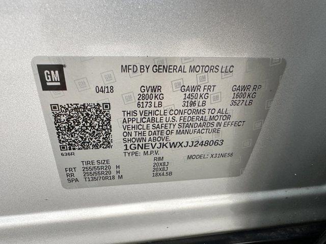 used 2018 Chevrolet Traverse car, priced at $20,961