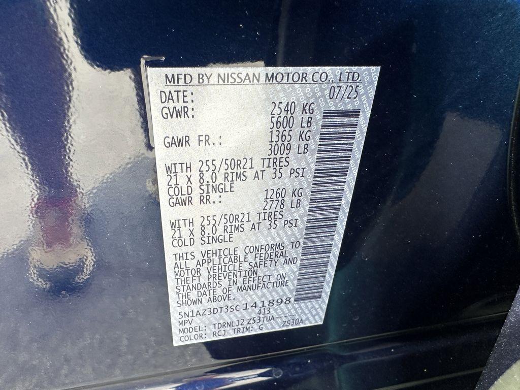 new 2025 Nissan Murano car, priced at $48,951