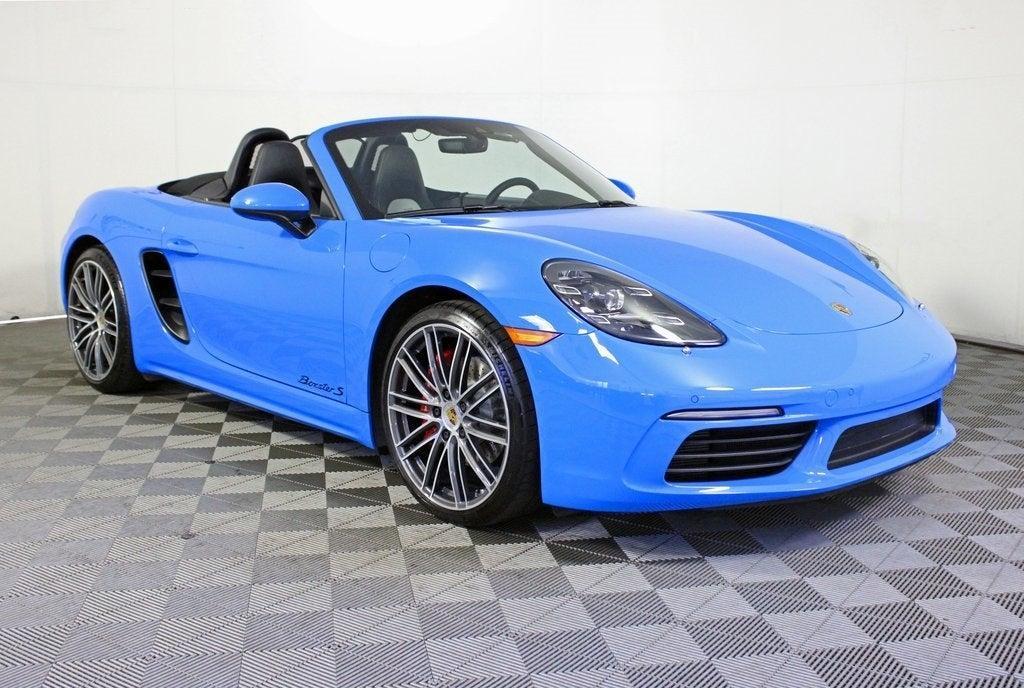 used 2022 Porsche 718 Boxster car, priced at $79,999