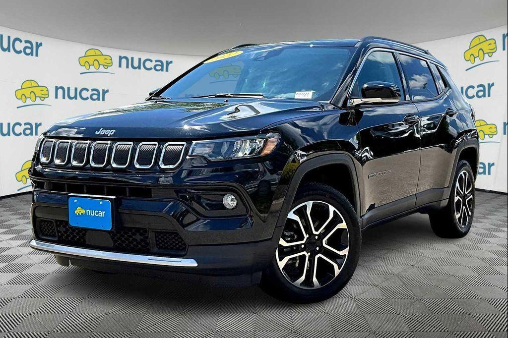 used 2022 Jeep Compass car, priced at $25,088