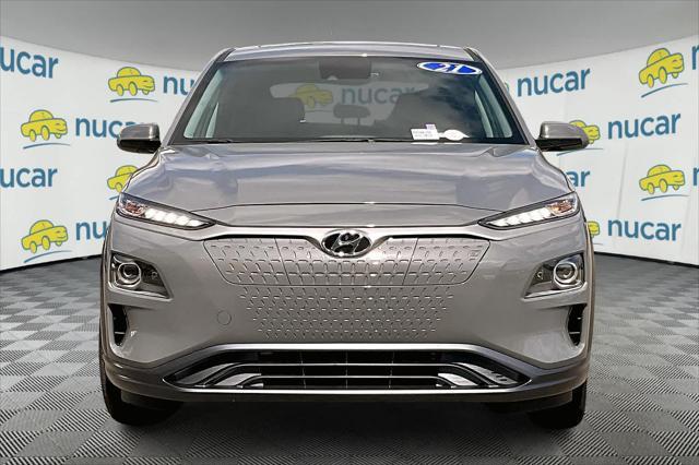 used 2021 Hyundai Kona EV car, priced at $15,428