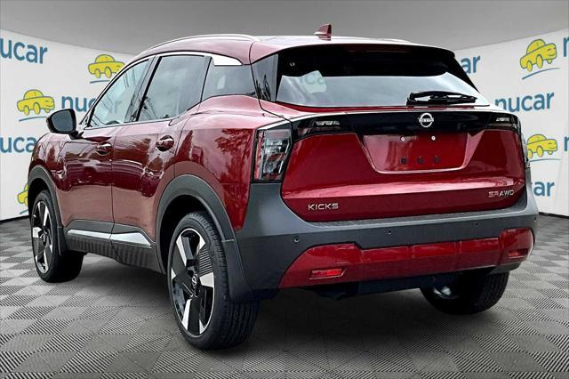 new 2025 Nissan Kicks car, priced at $29,535