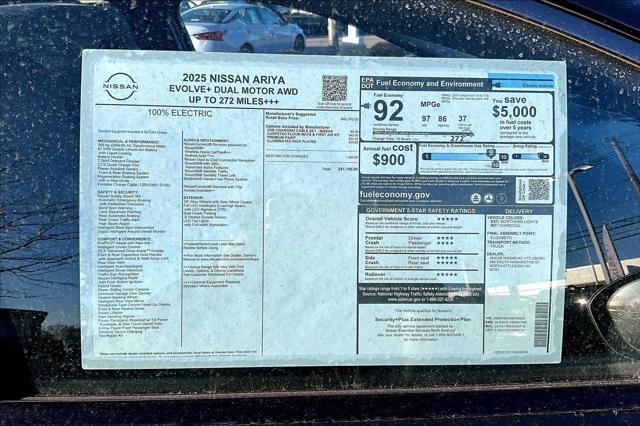 new 2025 Nissan ARIYA car, priced at $48,565
