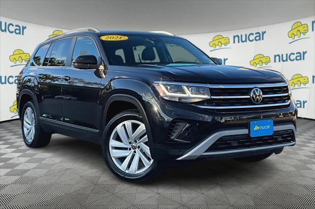 used 2021 Volkswagen Atlas car, priced at $29,387