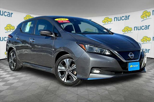 used 2021 Nissan Leaf car, priced at $14,988