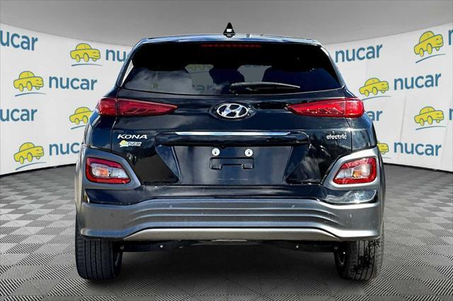 used 2021 Hyundai Kona EV car, priced at $18,529