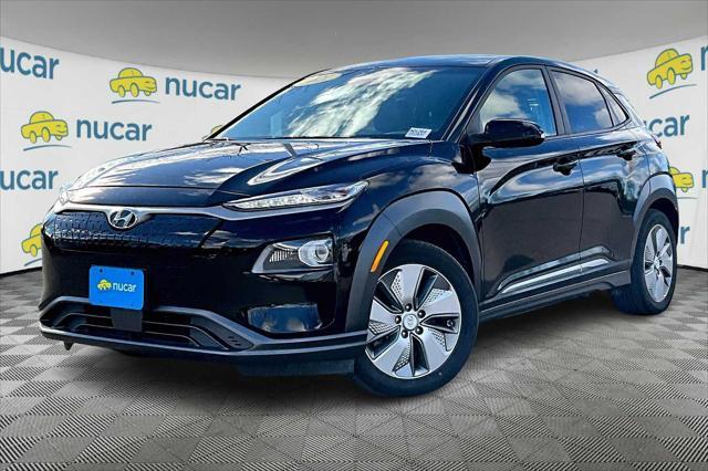 used 2021 Hyundai Kona EV car, priced at $18,529