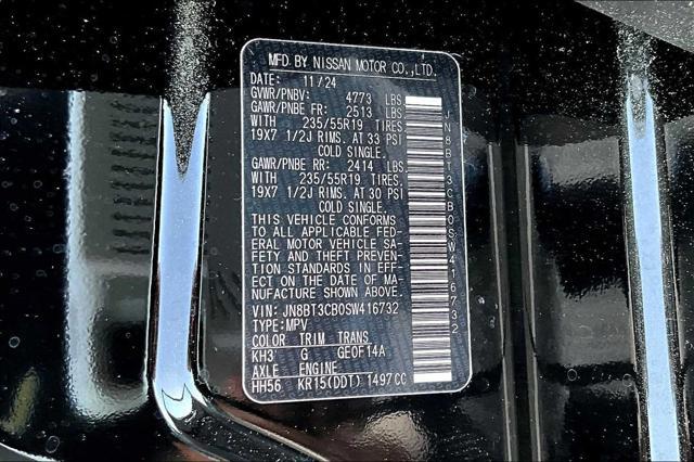 new 2025 Nissan Rogue car, priced at $42,944