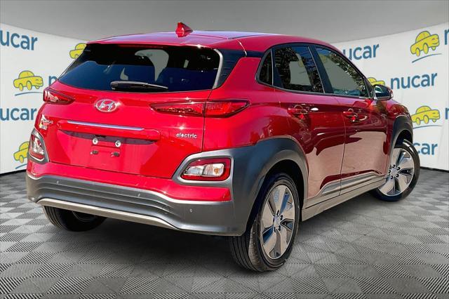 used 2021 Hyundai Kona EV car, priced at $18,998