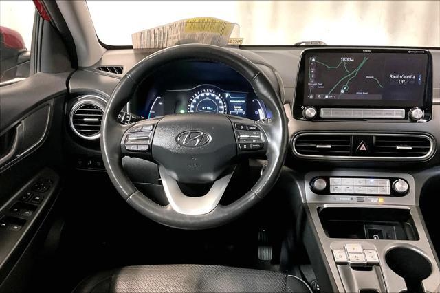 used 2021 Hyundai Kona EV car, priced at $18,998