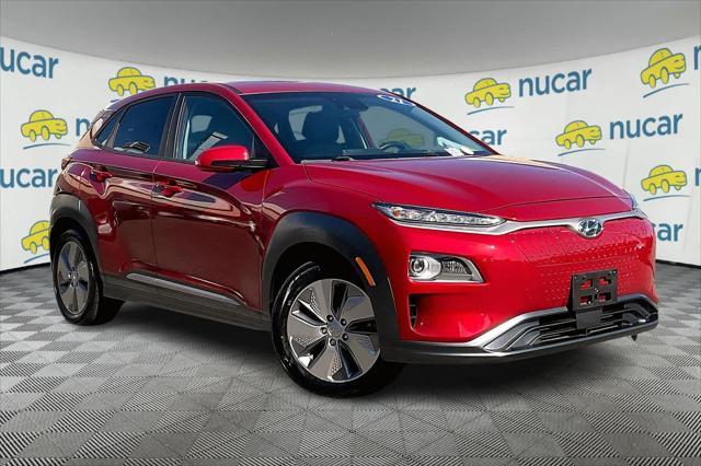 used 2021 Hyundai Kona EV car, priced at $19,879